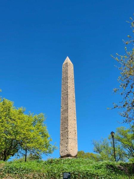 Central Park Obelisk known called Cleopatra's Needle