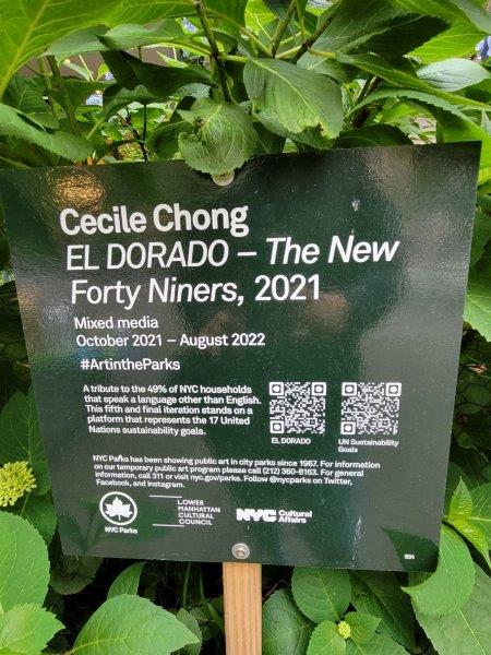 Description of the Cecile Chong exhibit