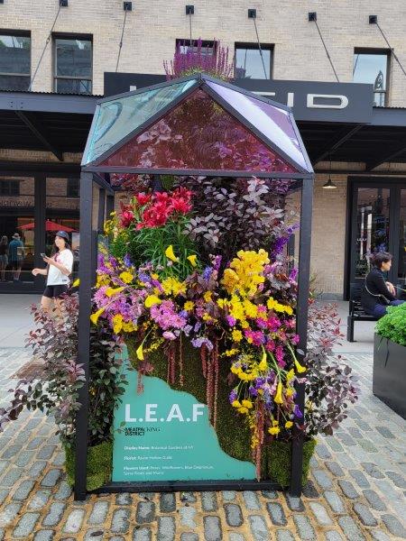 Floral Exhibit at the LEAF flower show