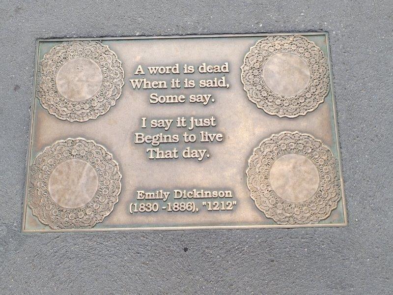 Emily Dickinson on Library Way
