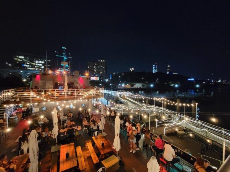 Baylander Steel Beach Floating Boat Restaurant in Harlem