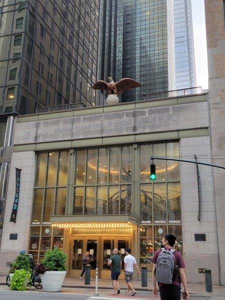 Bronxville Eagle at Grand Central in New York City