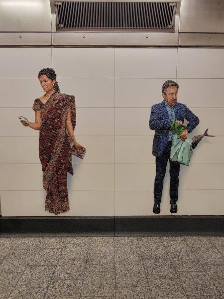 Daniel Boulud with a lady in a saree