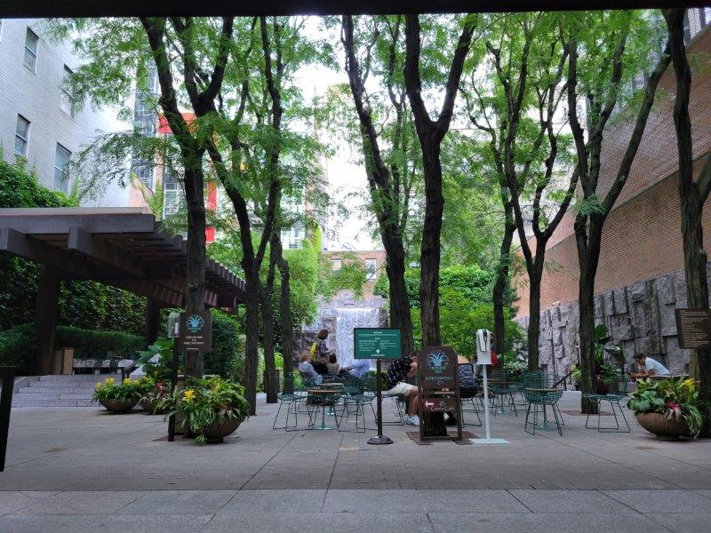 Greenacre Park in Turtle Bay in Manhattan in New York City