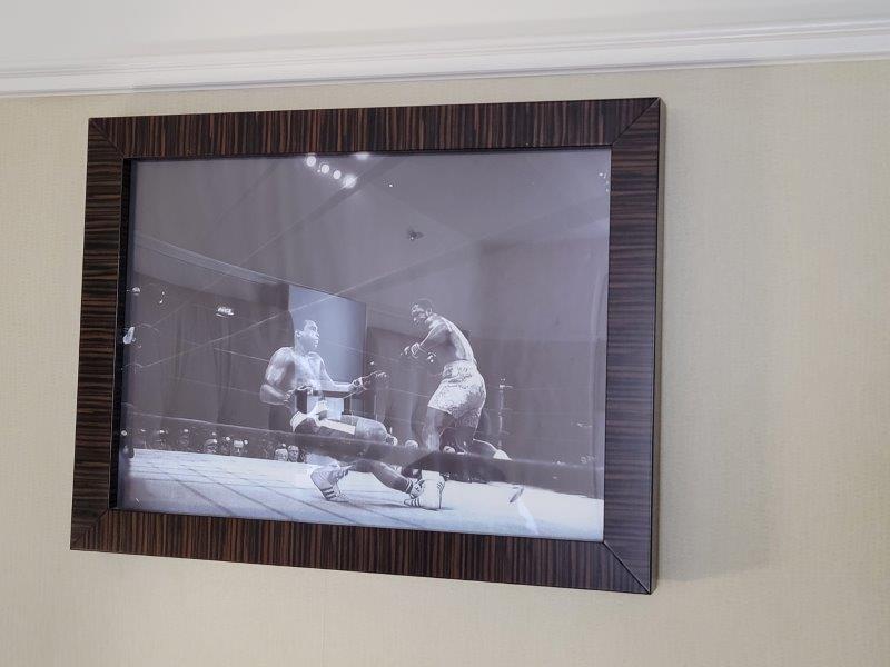 Picture of Muhammad Ali vs Joe Frazier at MSG in the room