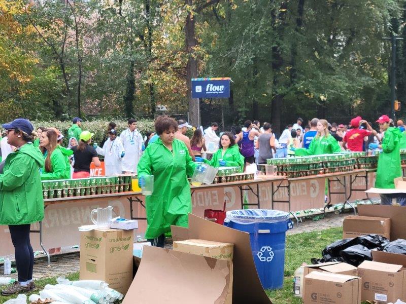 Hydration stand for runners