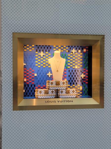 Louis Vuitton & Lego collab holiday window appears at Bloomingdales in NYC.  : r/lego