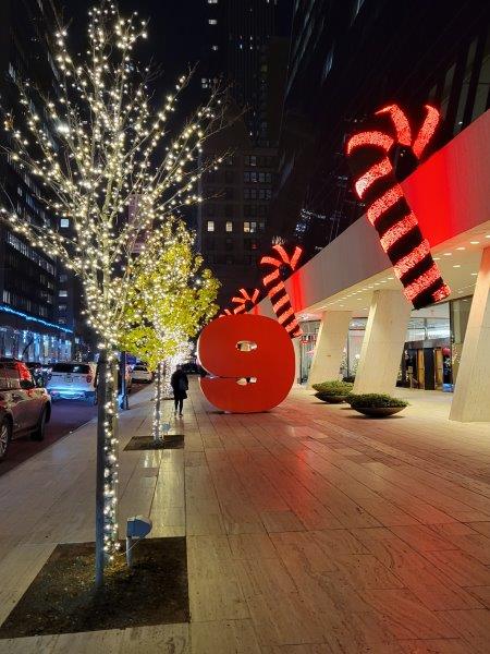 Lights on Manhattan streets