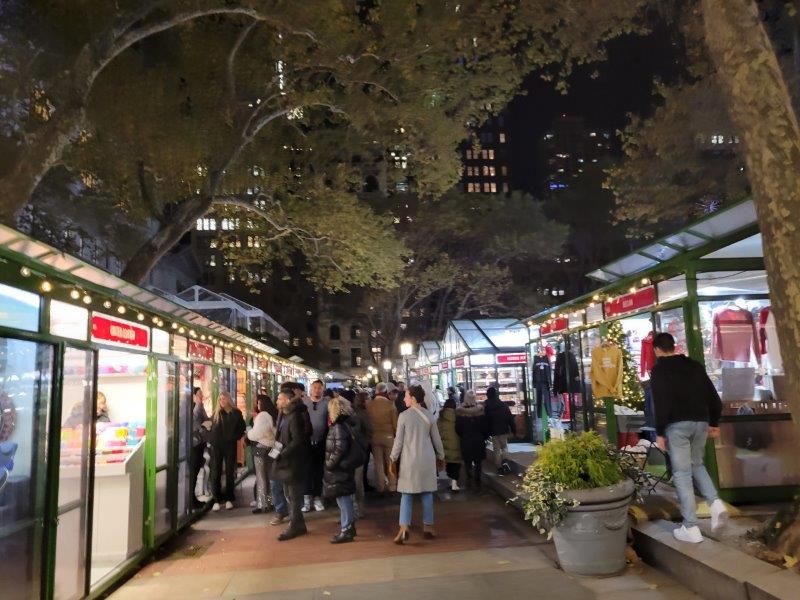 Bryant Park holiday village