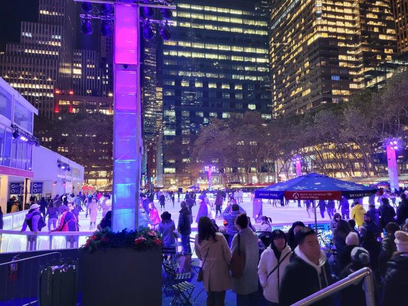 Bryant Park skating rink