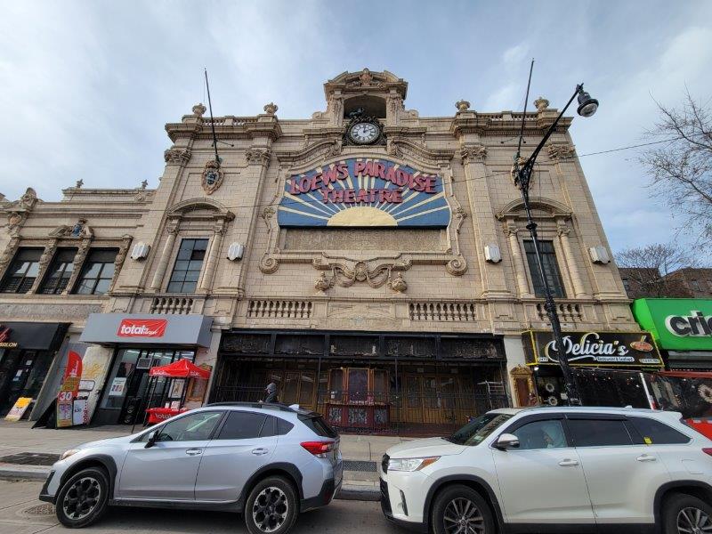 Loews Paradise Theater exterior 