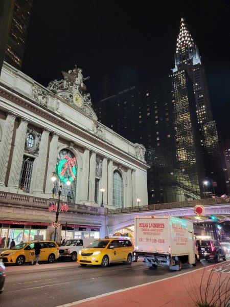 With a view of Chrysler Building