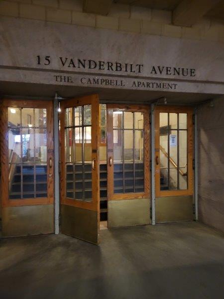 Entrance to the Campbell Bar at Vanderbilt Avenue