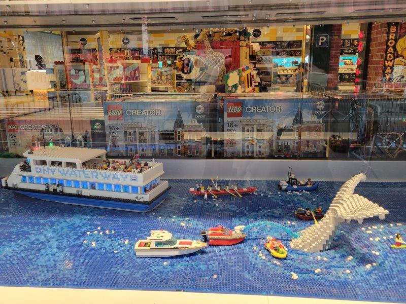 Ferry made with bricks