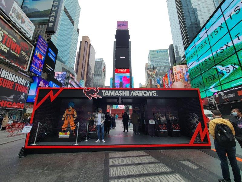 Tamashii Nations World Tour 2023 in Times Square