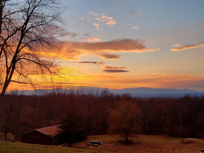 Sunset in Upstate New York