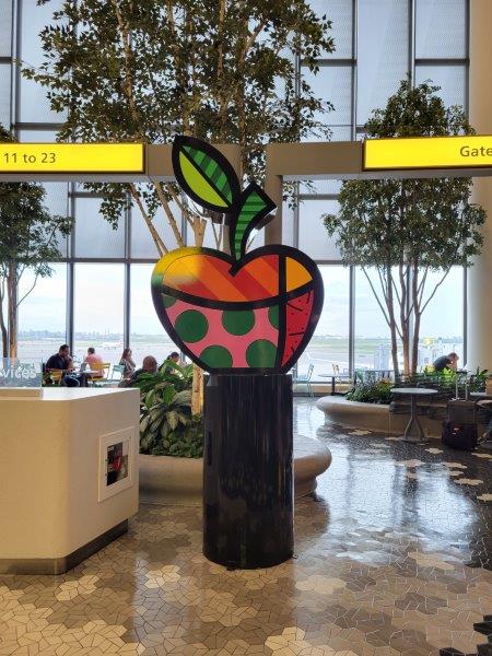 Big Apple art at LaGuardia Terminal B