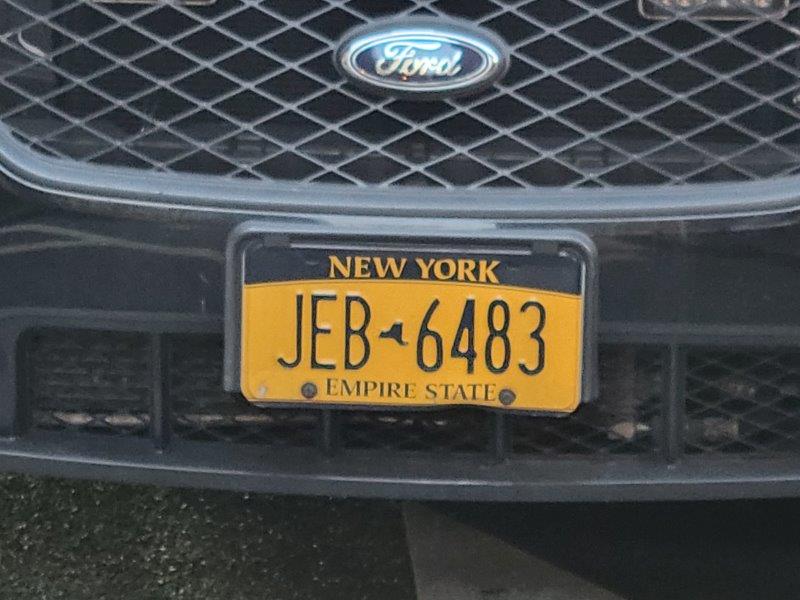 Empire State License Plate