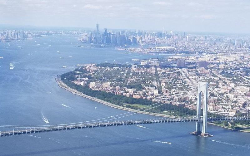 Aerial view of New York Tri State Area