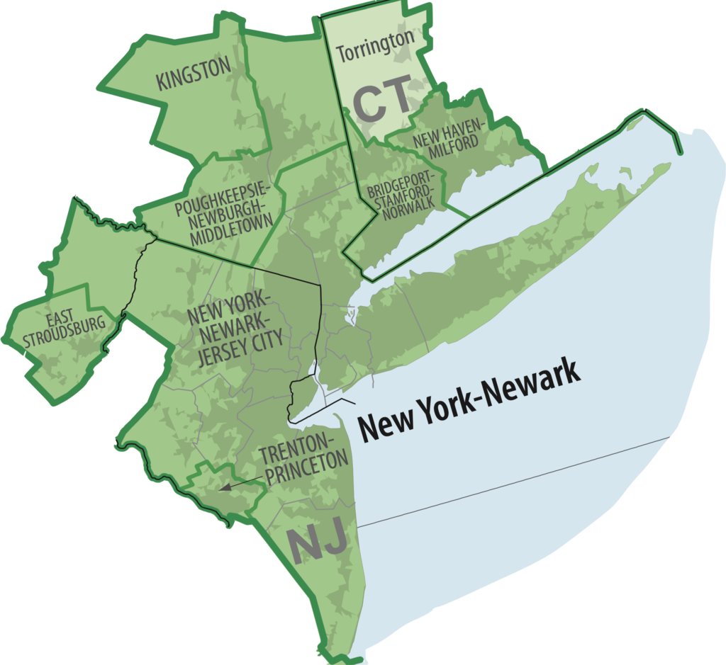 what is considered new york tri state area