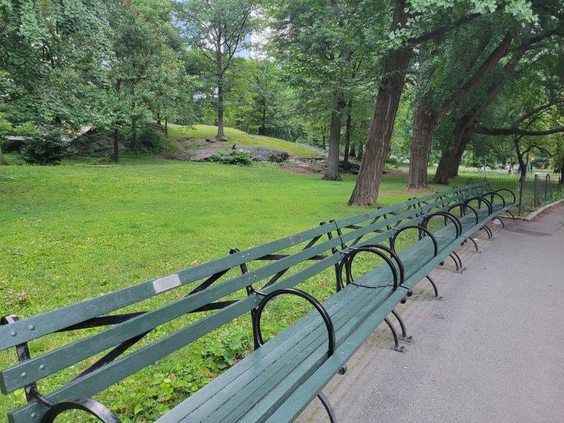 Benches in Central Park