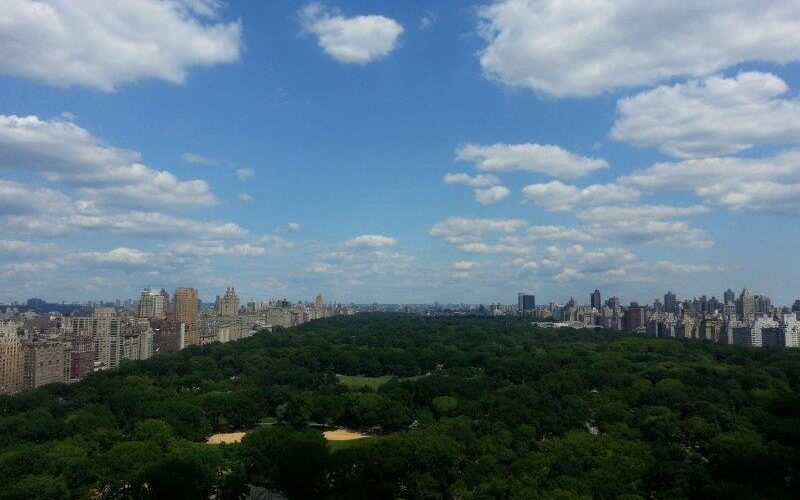 Birdseye view of Central Park