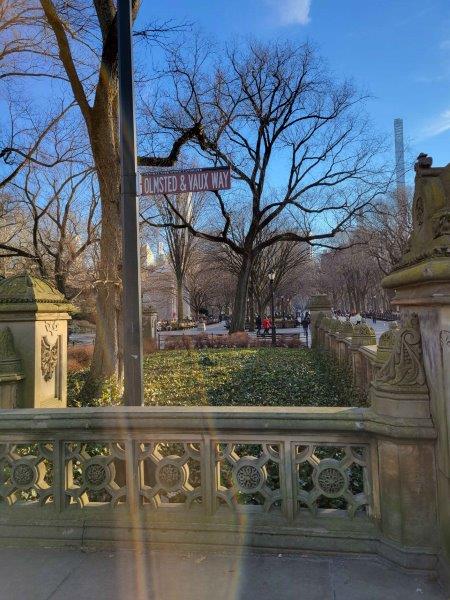 Olmsted and Vaux path in Central Park