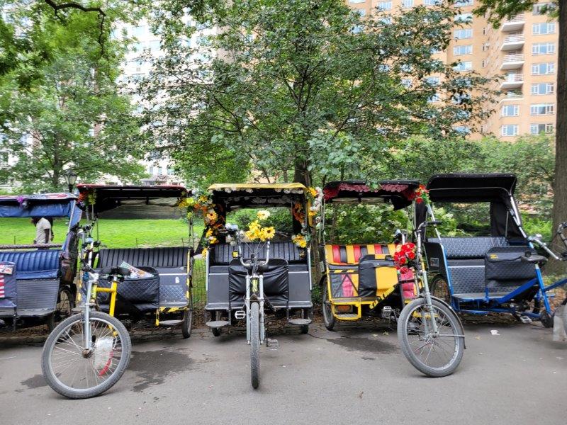 Pedicabs in Central Park