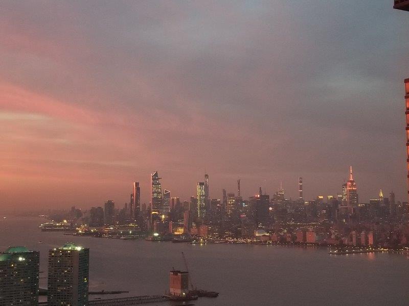 View of Manhattan by dusk