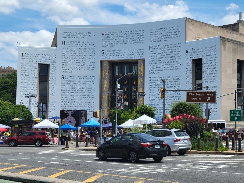 Book of HOV exhibit at the Brooklyn Central Library