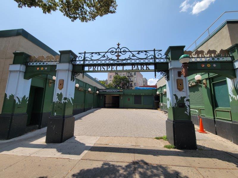 Charming entrance to Prospect Park Subway Station in Brooklyn