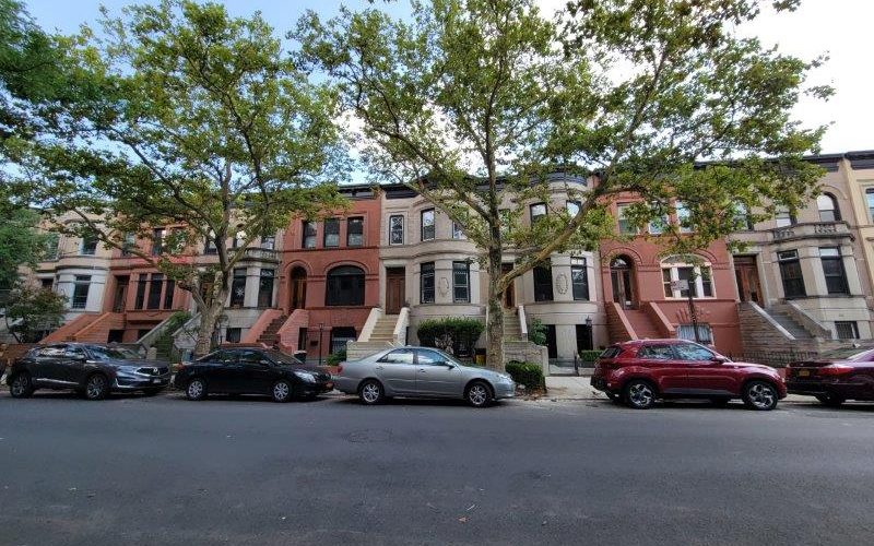 Brooklyn Street with Brownstones