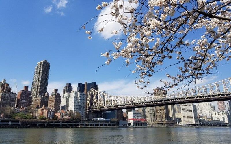 Queensboro Bridge connecting Manhattan and Queens