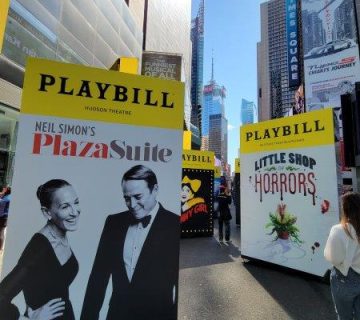 Giant Playbills in Times Square