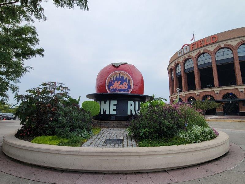 Mets Home Run Apple from Shea Stadium outside City Field