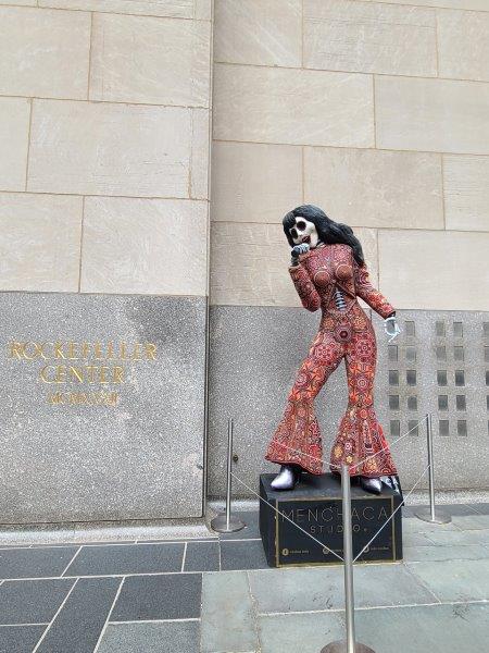 Day of the Dead New York installation at Rockfeller Center in 2021