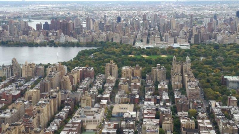 Birds Eye View of Central Park 