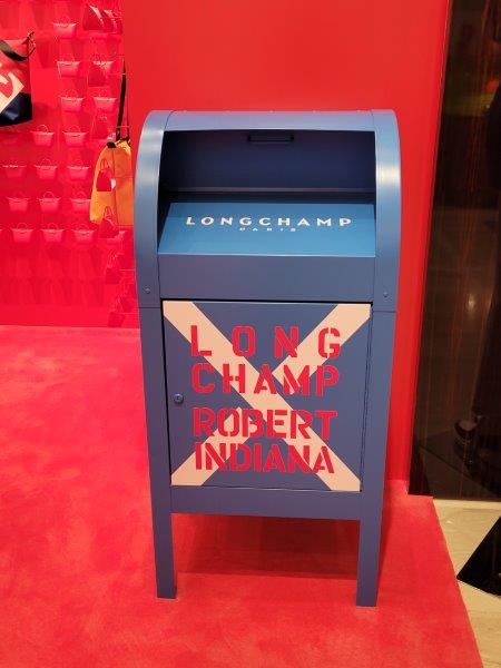 Longchamp x Robert Indiana mailbox 