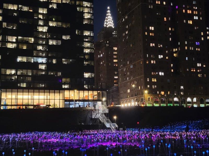 Field of Light NYC by Bruce Munro in New York City