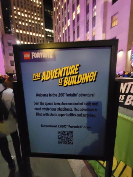 The Adventure is Building Sign