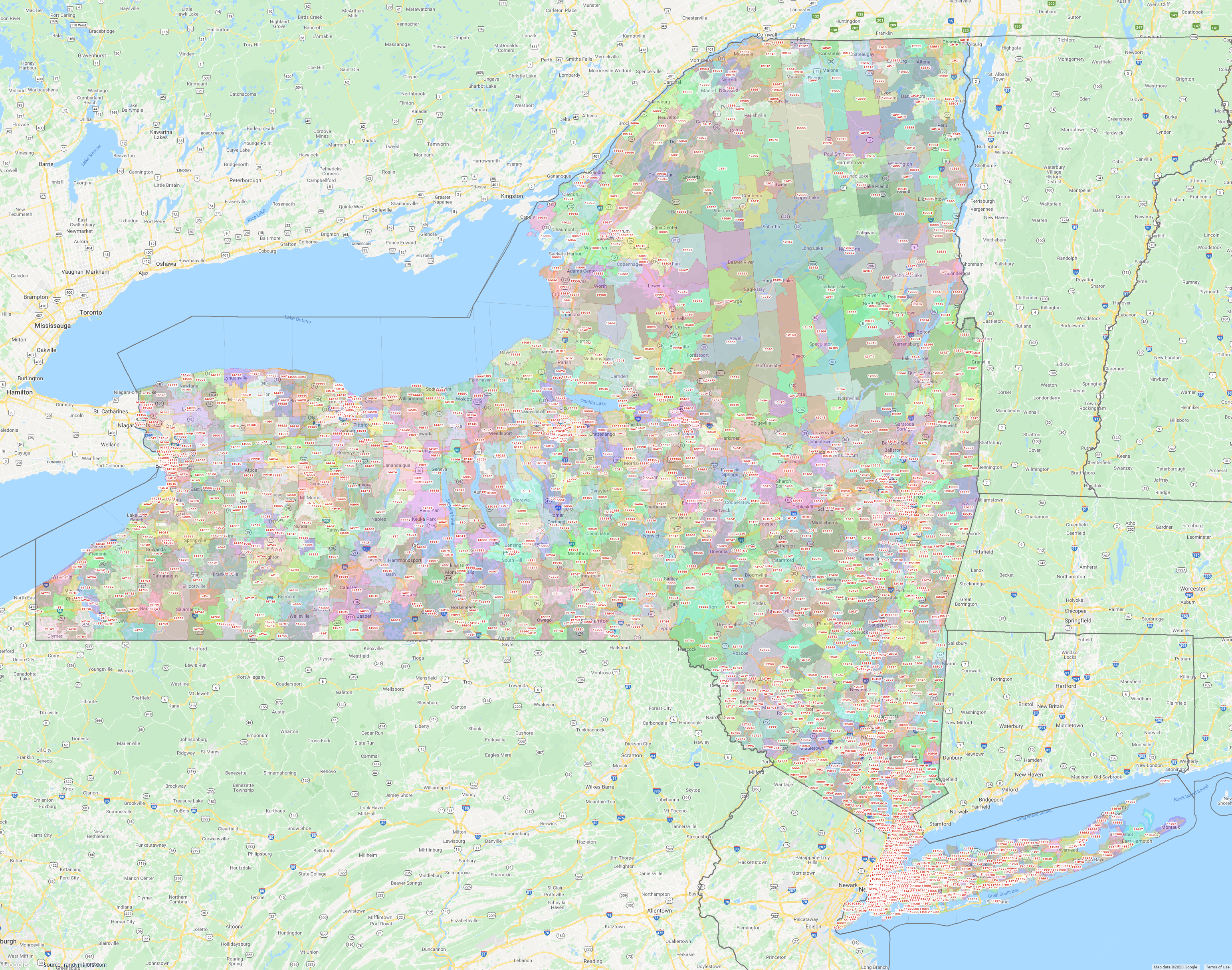 New York Zip Codes