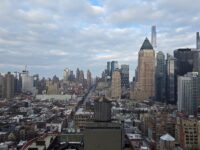 Birdseye view of Hell's Kitchen NYC