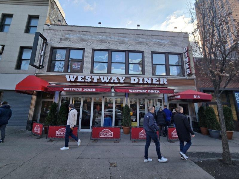 Exterior view of Westway Diner on 9th Ave