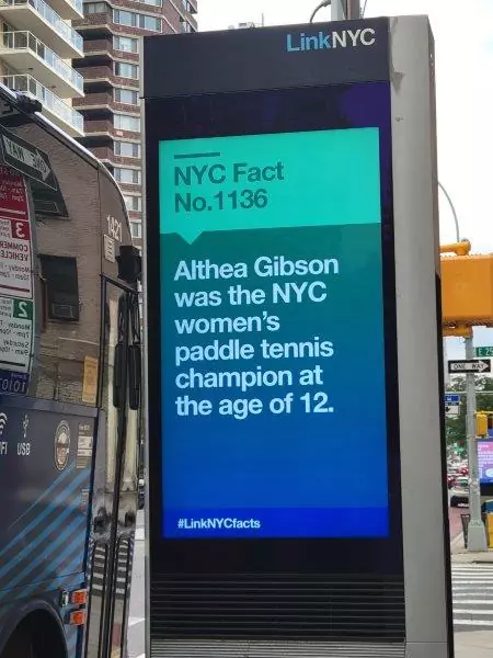 1136 - Althea Gibson was the NYC women's paddle tennis champion at the age of 12