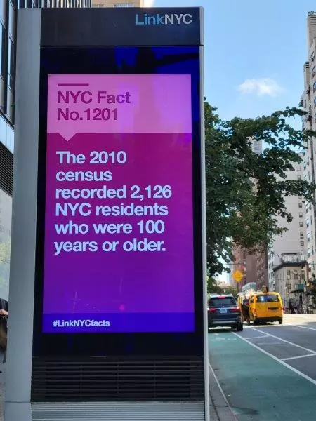 1201 - The 2010 census recorded 2,126 NYC residents who were 100 years or older
