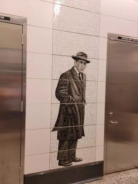 Elevated by Jean Shin at the 63rd Street Subway Station 