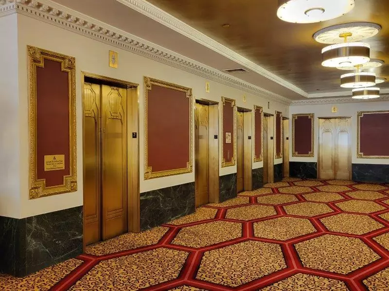 Elevators at the New Yorker Hotel 