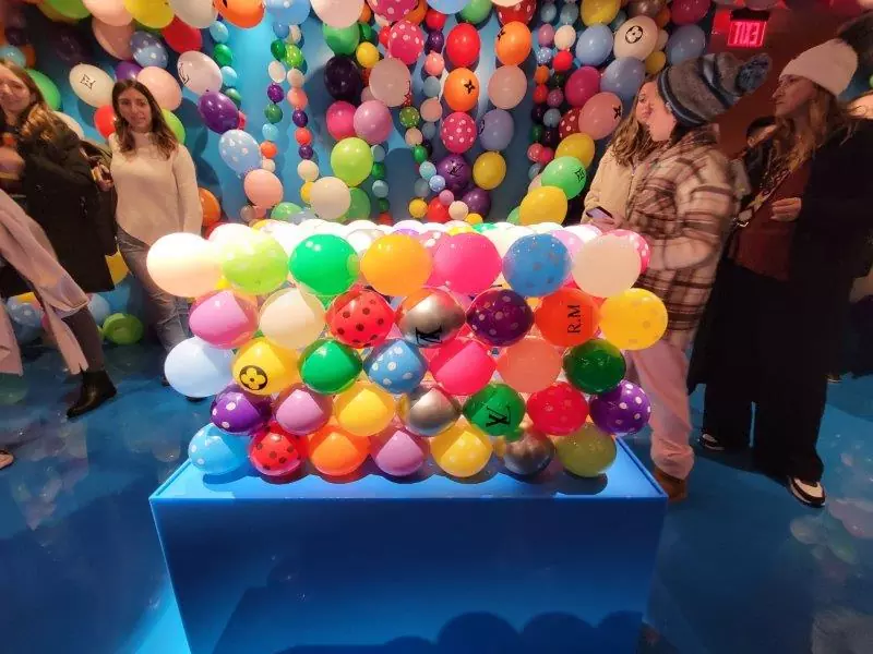 Made of balloons